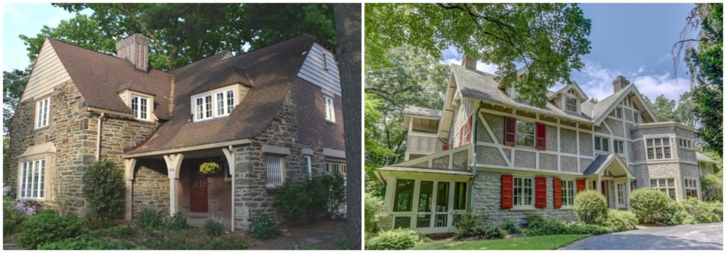 Typical Ardmore, PA house on Philadelphia's Main Line