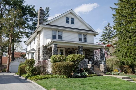 Typical South Ardmore house on Philadelphia's Main Line