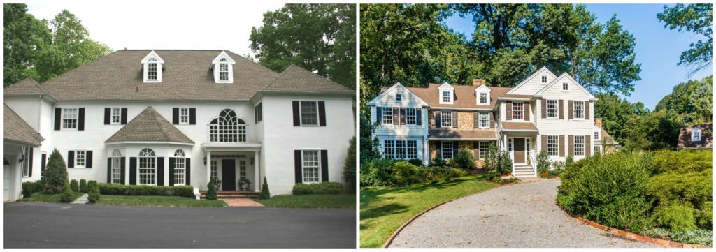 Typical houses in Malvern, PA