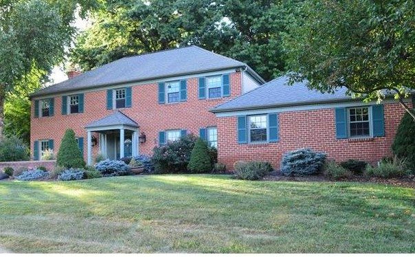 Typical brick house in Wayne, PA