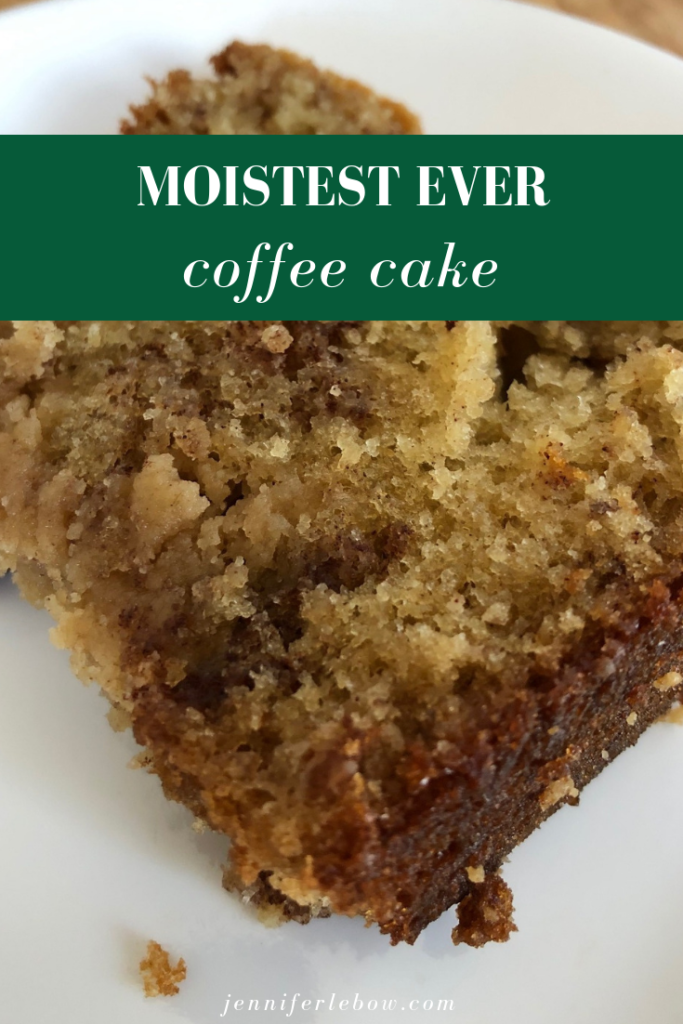 Tired of dry, tasteless coffee cake? You'll never go back to those after you've tried this one!