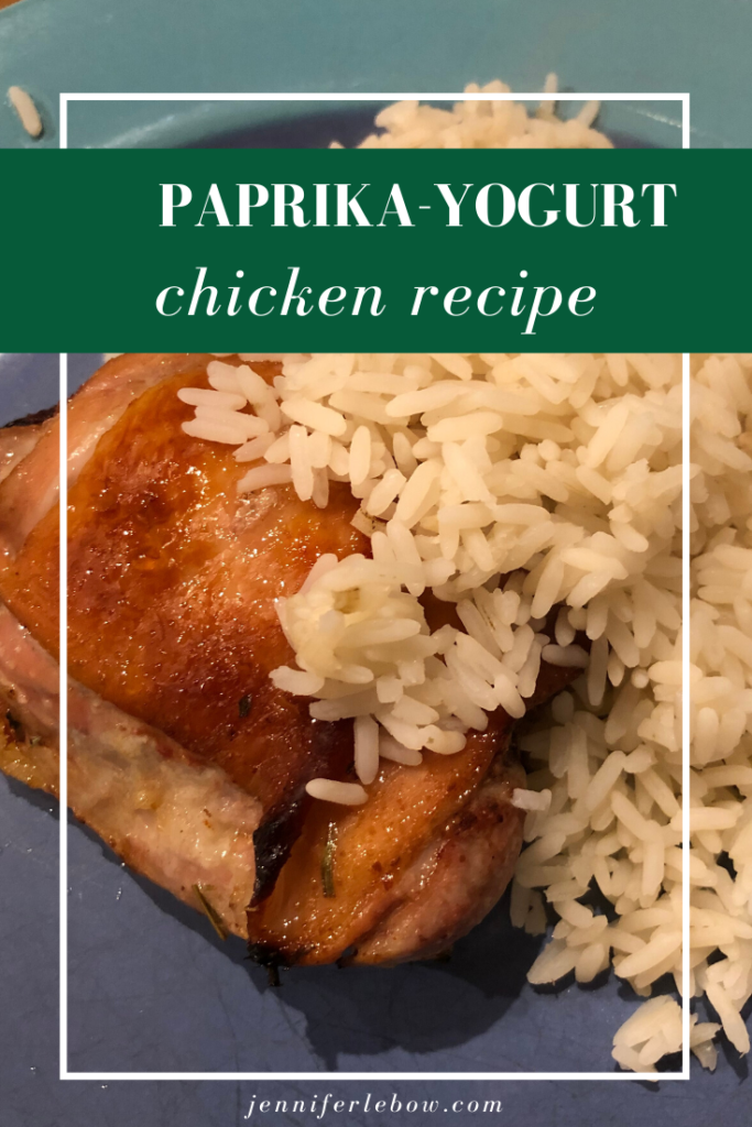 Chicken recipe with paprika and yogurt