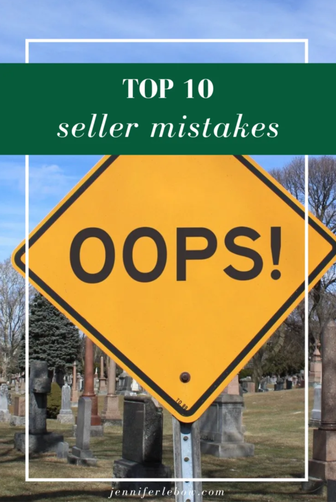 common home seller mistakes