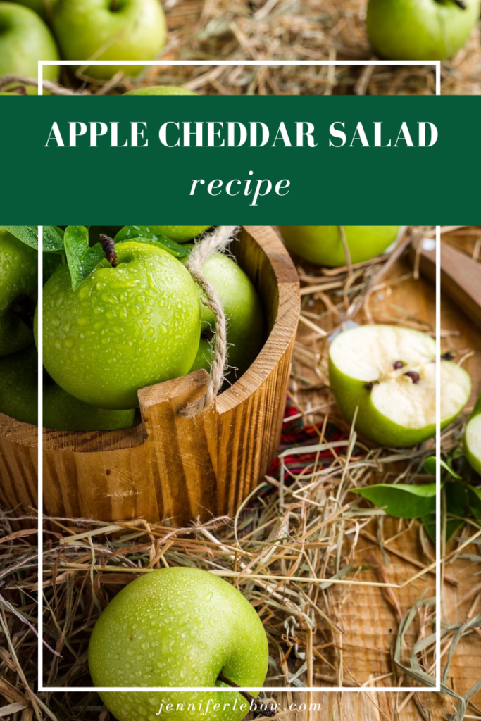 Hearty apple cheddar salad